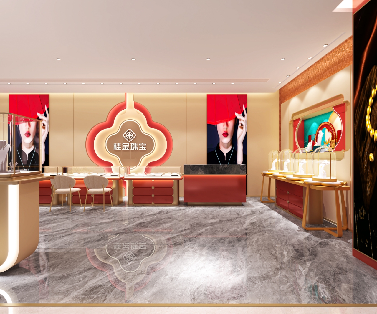 秦皇岛珠宝店展柜